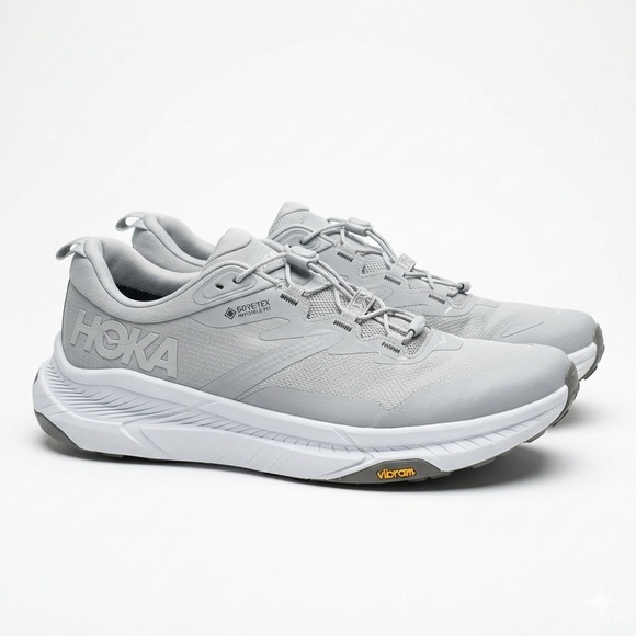 Hoka Men’s Transport GTX Gore Tex Sneakers Gray Vibram Size 13 D main image 12